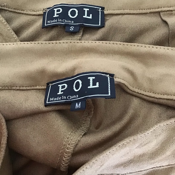 NWOT Boho-chic POL Suede-Like Fringed Shorts - Picture 4 of 5